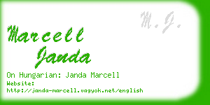 marcell janda business card